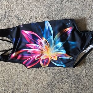 Colorful Floral Leotard